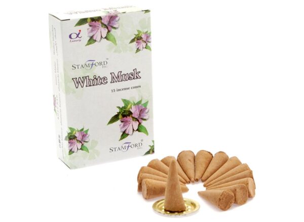 Kadzidełka Stamford Cones White Musk