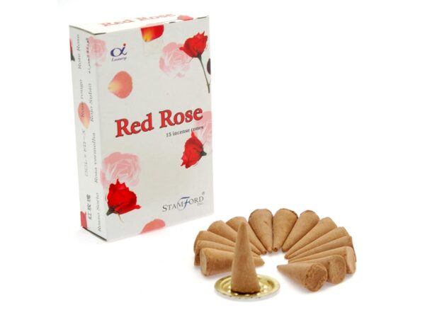 Kadzidełka Stamford Cones Red Rose