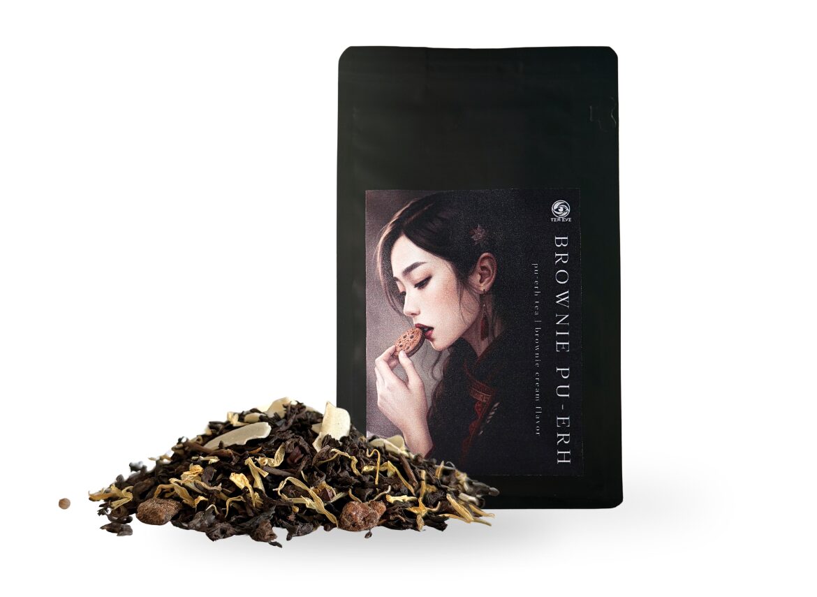 Herbata "Brownie Pu-Erh" | Brownie – Cream flavor 100g — изображение 2