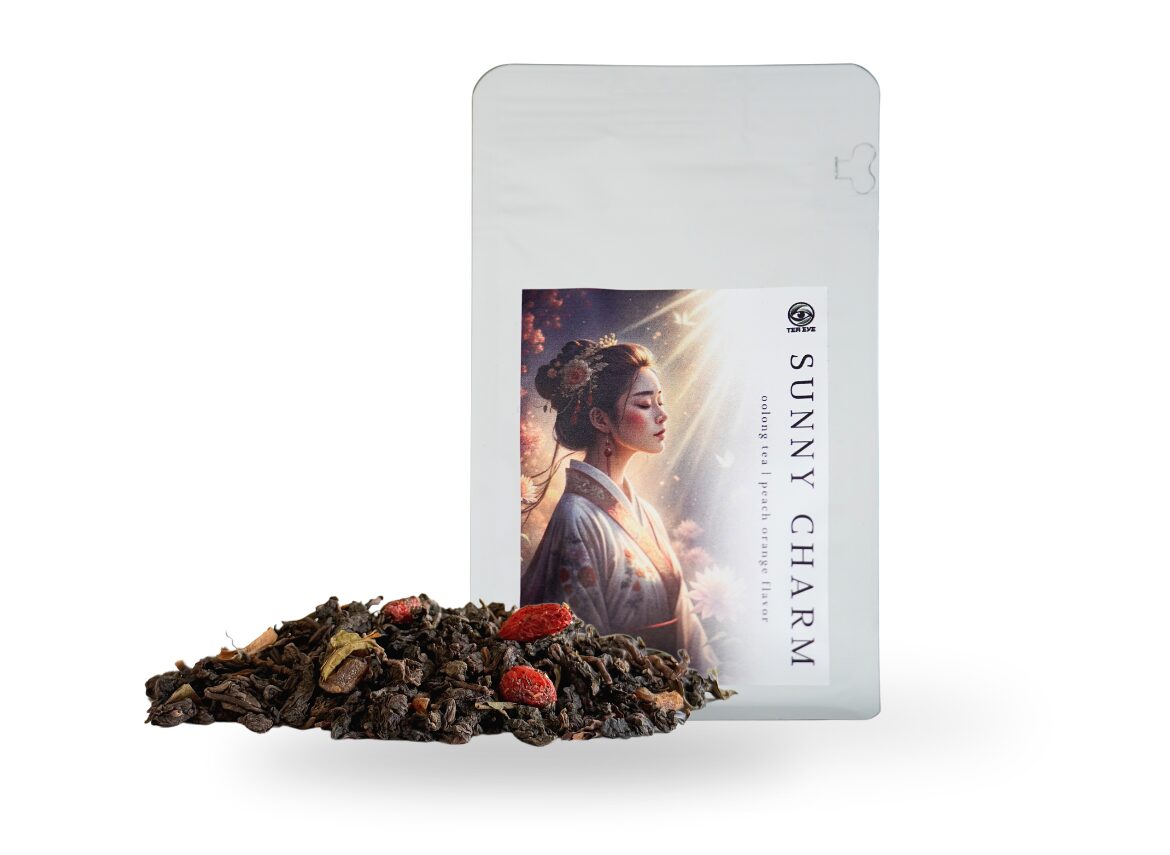Oolong Herbata "Sunny Charm"| Peach – Orange blossom 100g - obrazek 2