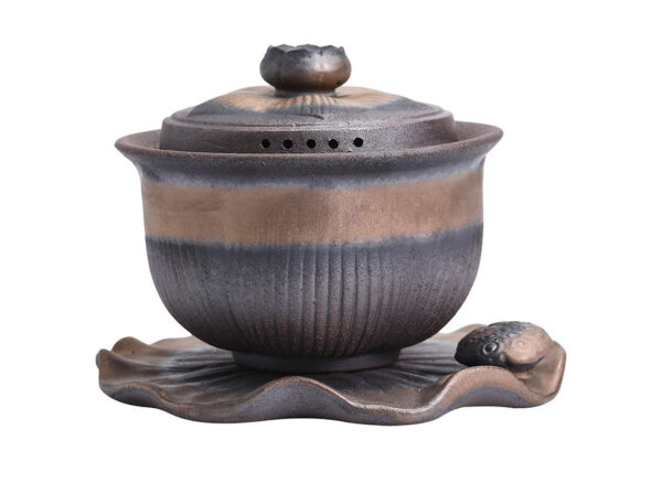 Gaiwan gliniany „Kamienny Lotos” 150ml