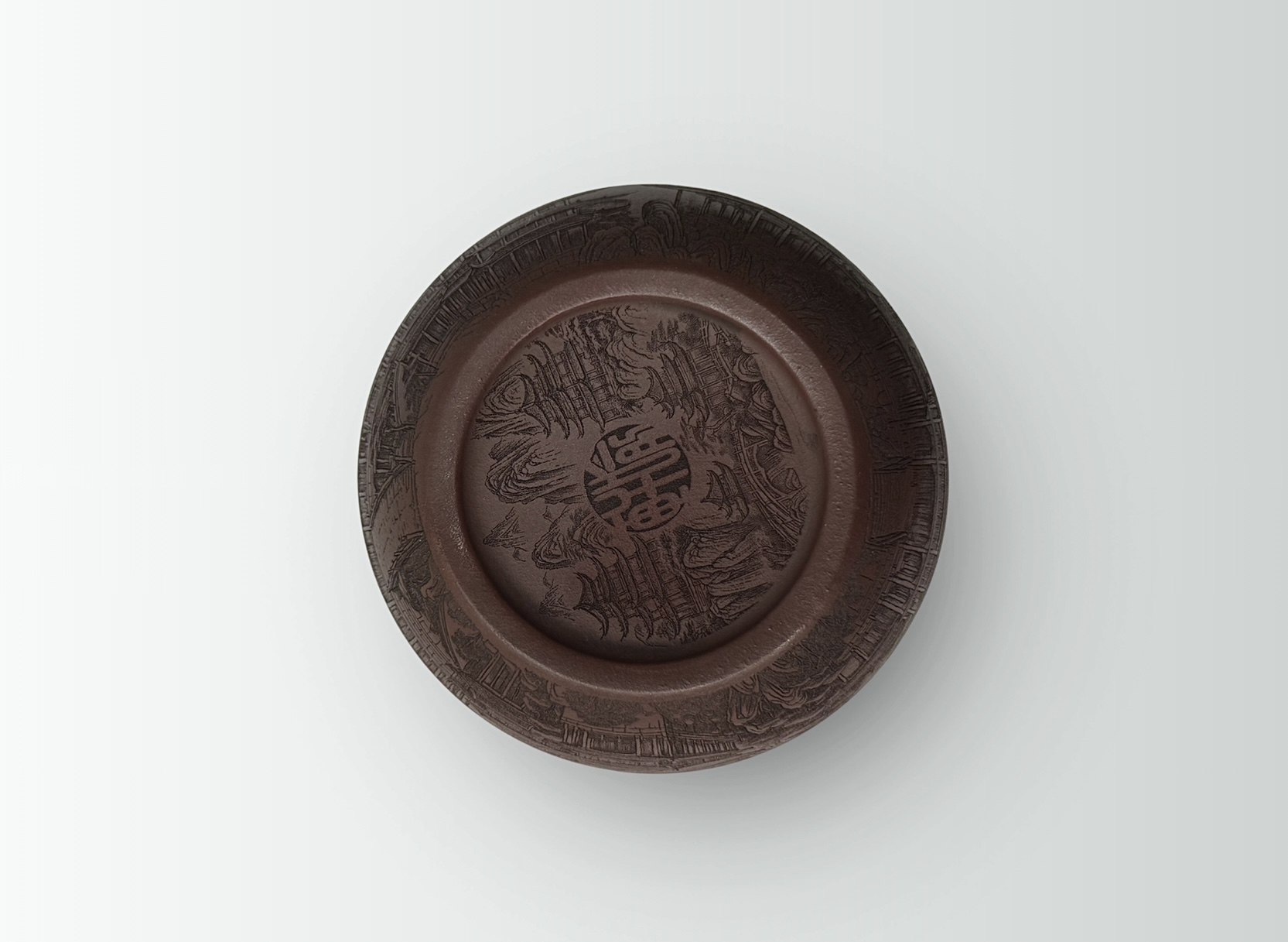 Czarka "Yixing Shanshui" glina yixing, 200 ml - obrazek 3
