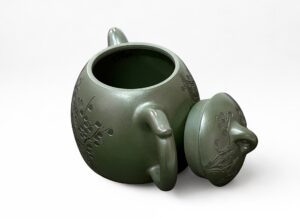 Чайник «Зелёная слива» 200 мл, исинская глина