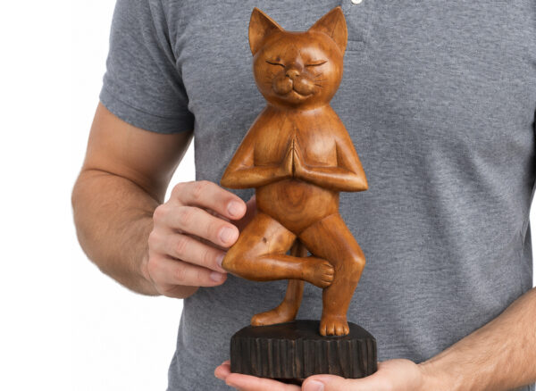 Statuetka „Kot Zen”